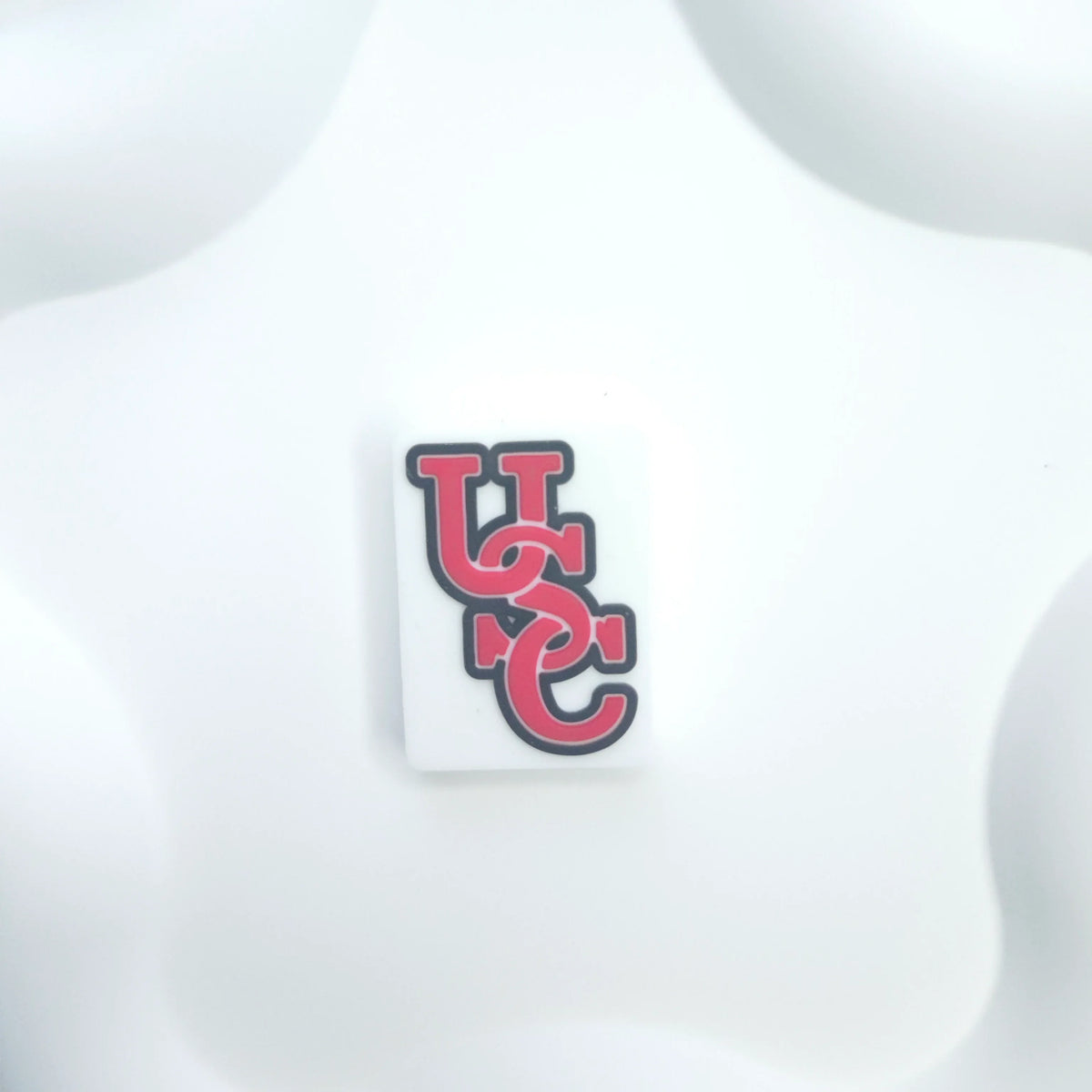 NCAA Team Silicone Focus Beads | DIY Sports Fan Bracelet & Keychain Craft Bead