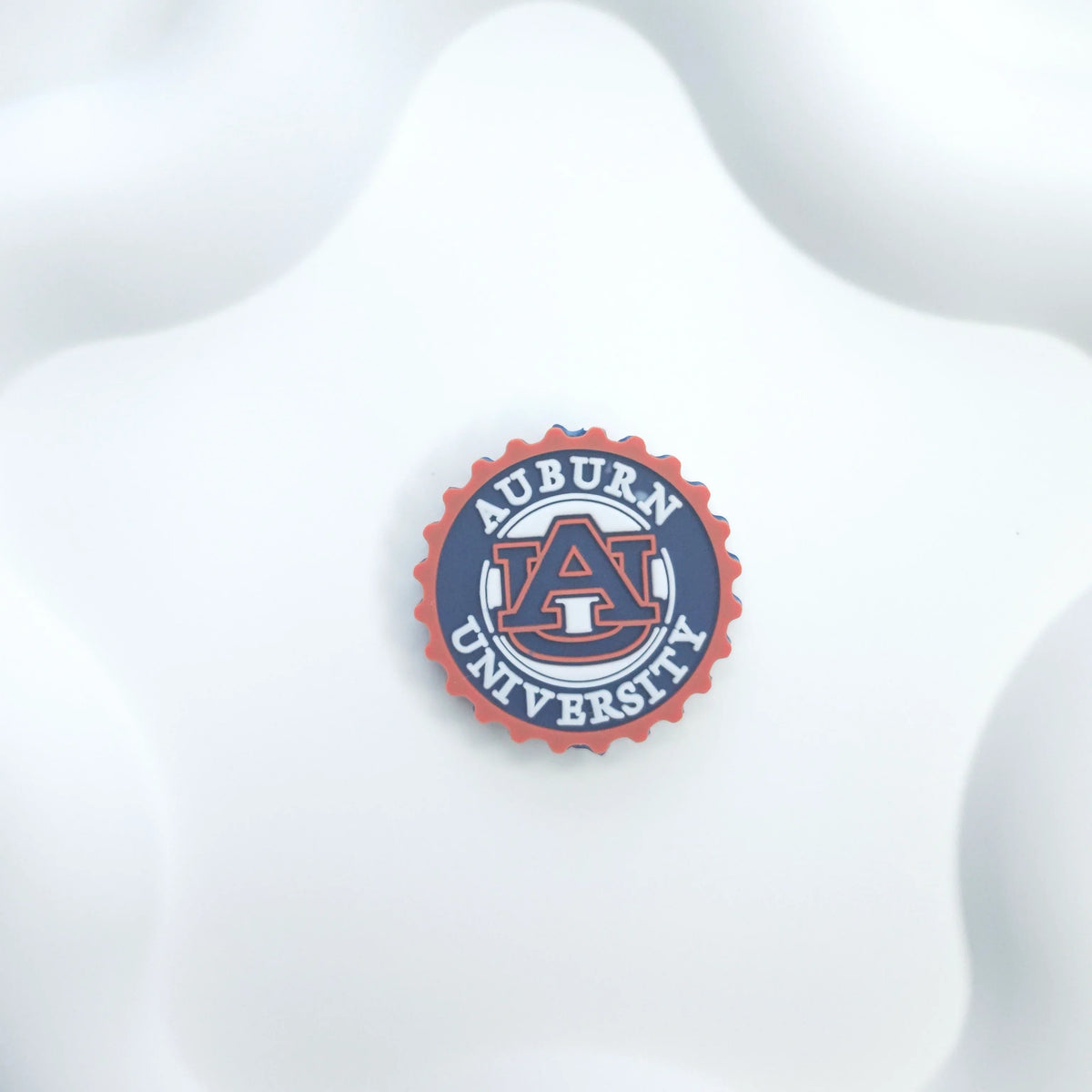 NCAA Team Silicone Focus Beads | DIY Sports Fan Bracelet & Keychain Craft Bead