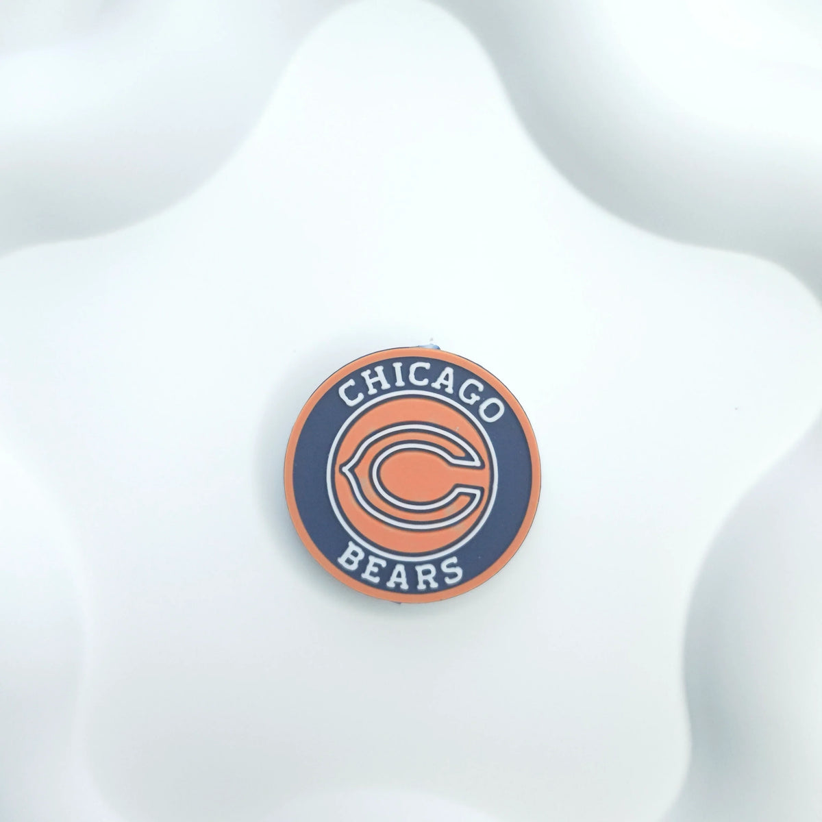 NCAA Team Silicone Focus Beads | DIY Sports Fan Bracelet & Keychain Craft Bead