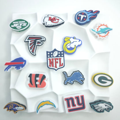NFL team logos combined  Silicone Focus Beads