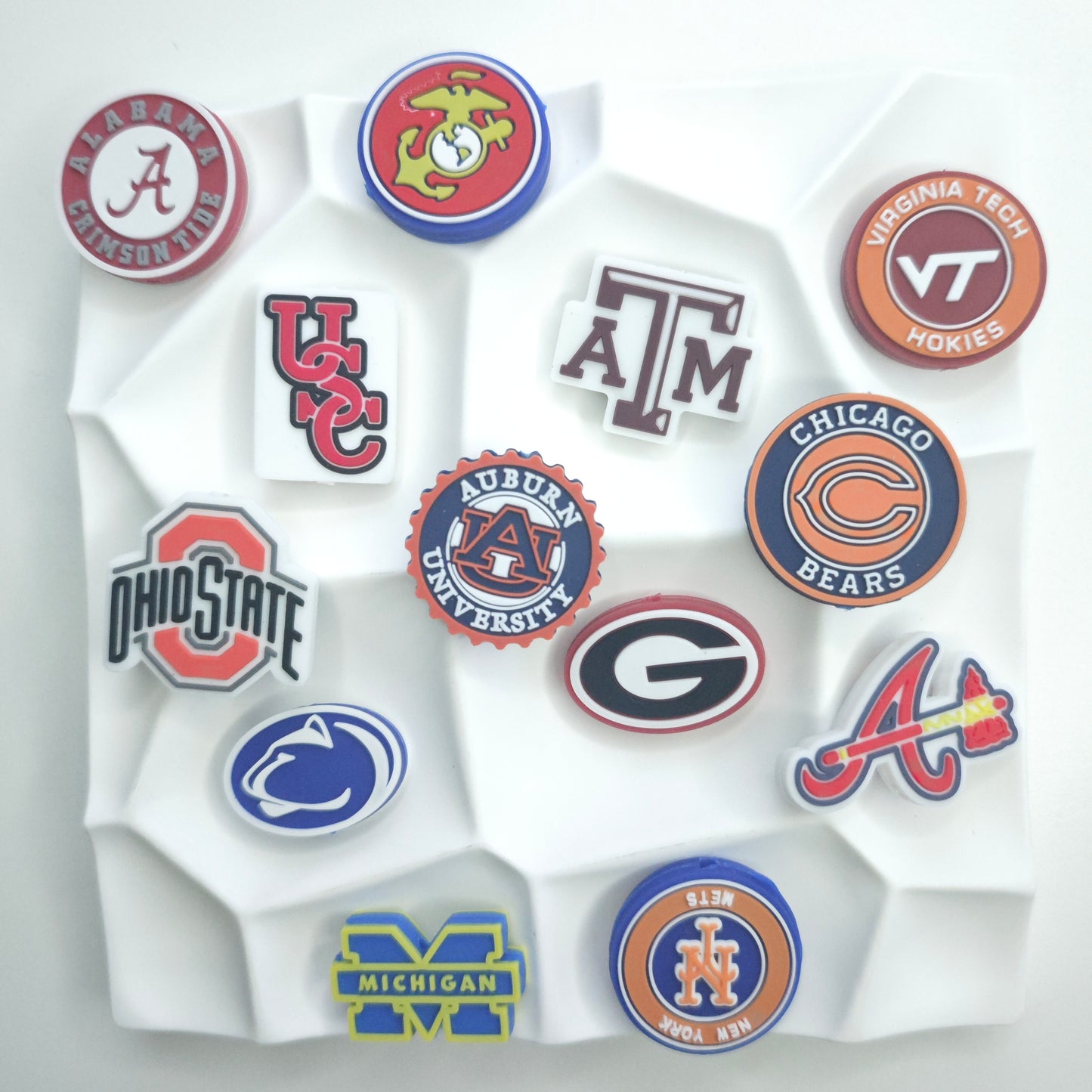 NCAA Team Silicone Focus Beads