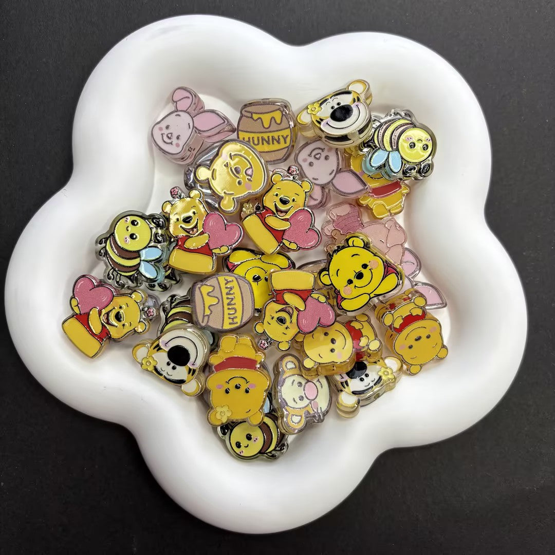 Winnie the Pooh ballpoint pen set | DIY Beadable Pen Craft Gift Idea