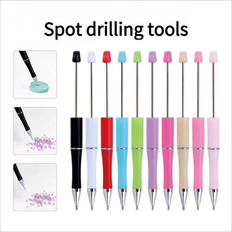 Diamond dot bead pen, diamond suction dot nail art pen, diamond removal | DIY Beadable Pen Craft Gift Idea